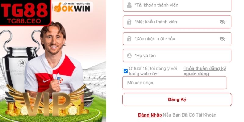 Theo tác đăng ký nhanh gọn lẹ