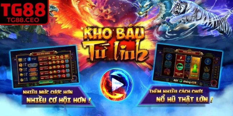 Khám phá nổ hũ kho báu tứ linh TG88