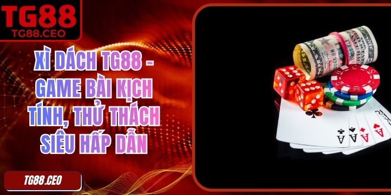 Xì Dách TG88 – Game Bài Kịch Tính, Thử Thách Siêu Hấp Dẫn